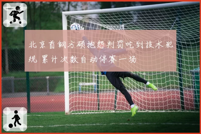 北京首钢方硕抱怨判罚吃到技术犯规 累计次数自动停赛一场